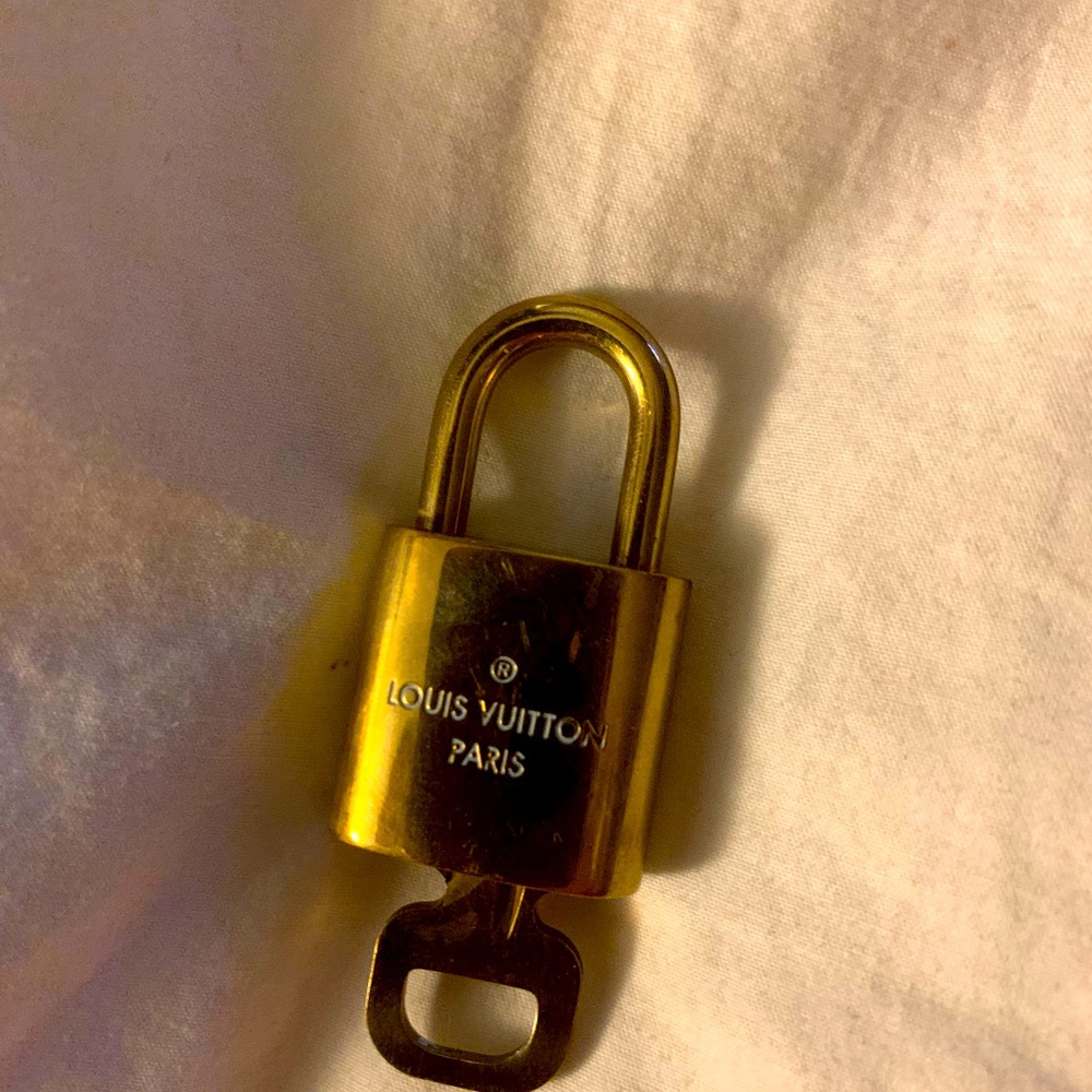 Authentic Louis Vuitton, lock and key